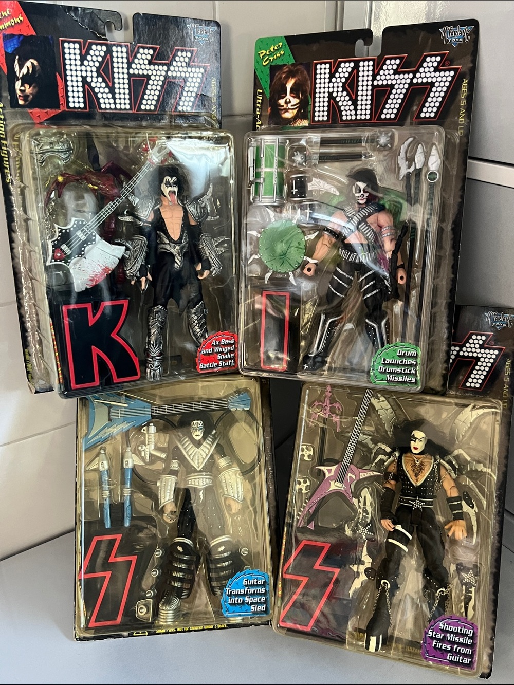 1997 KISS Ultra Action Figures—Sealed Set Of 4